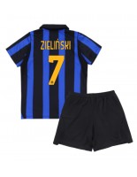 Inter Milan Piotr Zielinski #7 Domácí dres pro děti 2026-27 Krátký Rukáv (+ trenýrky)
